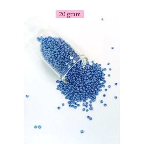 Dökme Cam Kum Boncuk (11/0) 2 mm - 4 Renk - Toplam 80 Gram - BNC401
