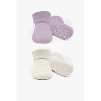 Bi̇style 2'li Havlu Soket Kaymaz Basic Gi̇rl 10507 Lila