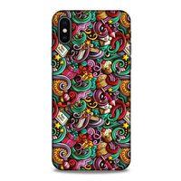 Graffitix (44) Desenli Silikon Kapak Apple iPhone XS Kılıf