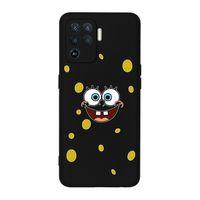 Oppo Reno 5 Lite Sponge Bob Desenli Premium Silikonlu Telefon Kılıfı