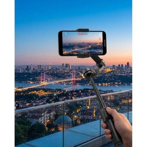 Profesyonel Telefon Gimbal Stabilizer 3 Axis Video Sabitleyici Vlog Tripod