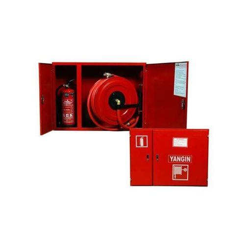 Yangın Dolabı Set 70*90 Tüp Kabinli 2\'\' Vanalı 30 M Hortumlu Tüp Hariç