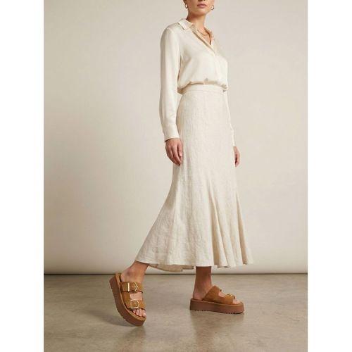 Yazlık Kadın Taba Platform Taban Tokalı Terlik