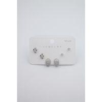 Çoklu Set Küpe - Gümüş