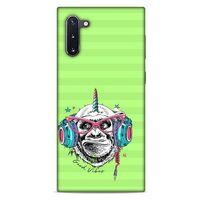 Animax DJ Maymun Samsung Galaxy Note 10 Kılıf Desenli Silikon