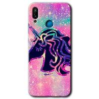 Huawei P20 Lite Kılıf HD Desen Baskılı Arka Kapak - Unicorn Kristal