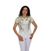 Kadın Kısa Kol Baskılı Bluz BGL-ST04691