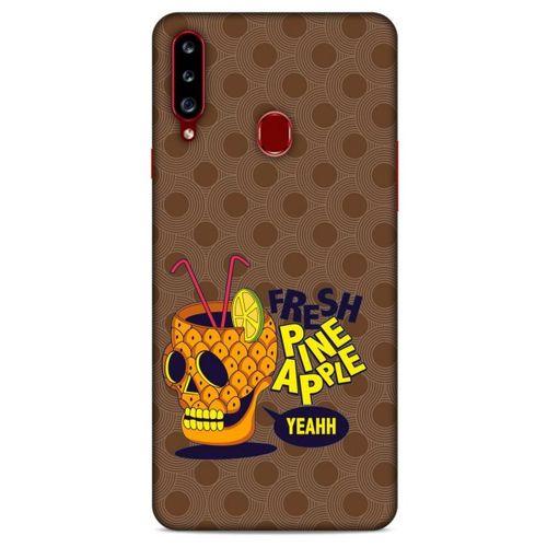 Frutix Ananas 05 Samsung Galaxy A20s Kılıf Desenli Silikon