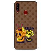 Frutix Ananas 05 Samsung Galaxy A20s Kılıf Desenli Silikon