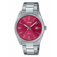Casio MTP-1302PD-4AVEF Quartz Çelik Gri Kırmızı Kadran 39 mm Erkek Kol Saati