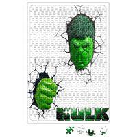 Hulk Modelo 3 Puzzle 240 Parça Yapboz