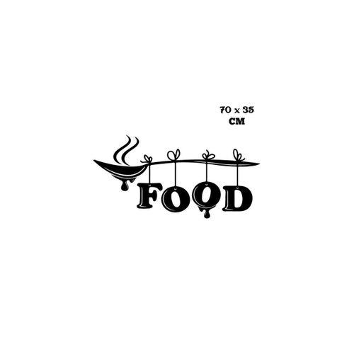 Food Mutfak Dekoratif Kaşıklı Duvar Sticker Yapıştırma (SUDAN VE NEMDEN ETKİLENMEZ)