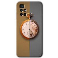 Redmi 10 Kılıf HD Desen Baskılı Arka Kapak - Clocks Artwork + Kırılmaz Cam