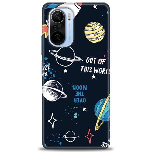 Xiaomi Redmi K40 Kılıf HD Baskılı Kılıf - Space Fun + Tam Ekran Koruyucu