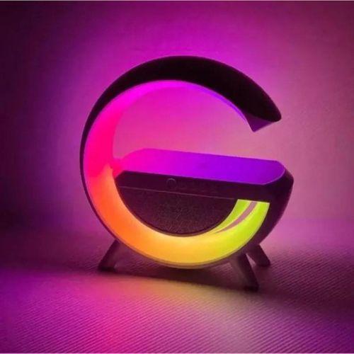 Zhltools Kablosuz Şarj Standlı 5w Rgb Aydınlatmalı Bluetooth Hoparlör