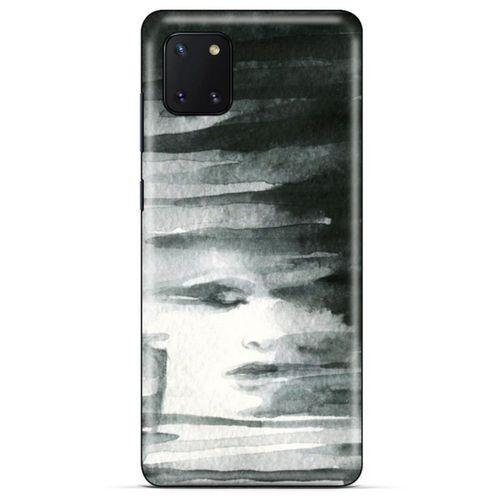 Huawei Y5P Kılıf Depresyon (13) Silikon Kap Mor Turuncu