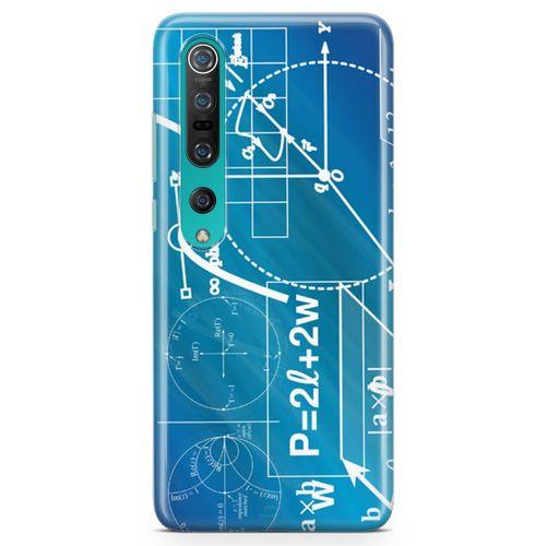 Xiaomi Mi 10 Kılıf Geometrik Hesaplar Arka Kapak Koruma Desenli Full Koruyucu