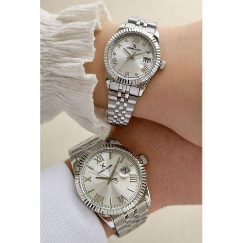 Daniel Klein Çift Sevgili Saati Çelik Bileklik Çelik Kordon 3 Atm Suya Dayanıklı Kol Saati VS.BLKT.0809