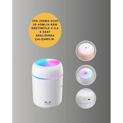 Taşınabilir Hava Nemlendirici – Renkli Işık Ve Usb Bağlantı
