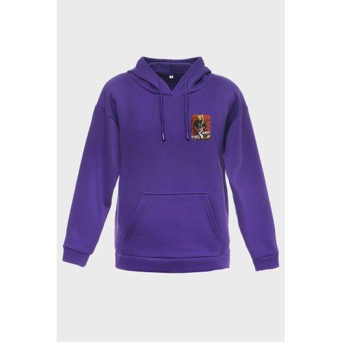 Respect Minimal Baskılı  Üç İplik Sweatshırt Oversıze Hoodıe