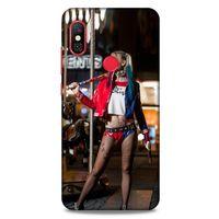 Xiaomi Redmi Note 6 Pro Uyumlu Kılıf Harley Quinn (24) Darbe Emici Kılıf Kiraz kırmızısı