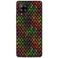 Samsung Galaxy A12 Kılıf Dragons (6) Silikon Kılıf Ejderha Skin Çok Renkli