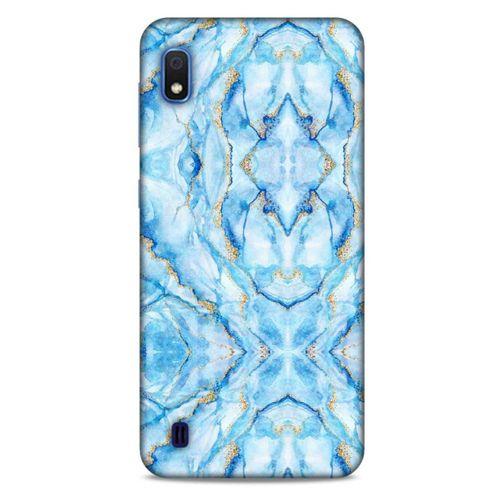 Mermer Desenli (33) Tema Hybrid Kılıf Bebek Mavisi Samsung Galaxy A10 Kılıf