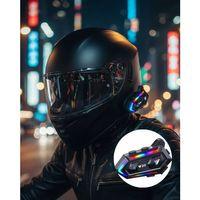 Ipx6 Su Geçirmez Intercom 1000m Bağlantı 1000mah Batarya Rgb Işıklı