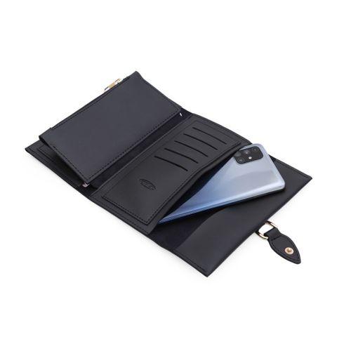 PRS Kadın Cüzdan Soft Dokulu Yumuşak Deri Cep Telefon ve Para Bölmeli Bayan Kartlık Yağmur Model