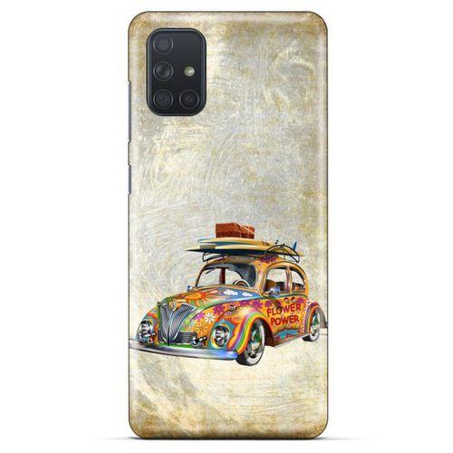 Retro (36) Desen Glitter Kılıf Renkli Samsung Galaxy M51 Kılıf
