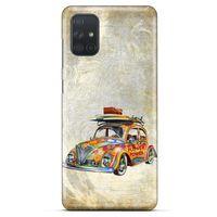 Retro (36) Desen Glitter Kılıf Renkli Samsung Galaxy M51 Kılıf