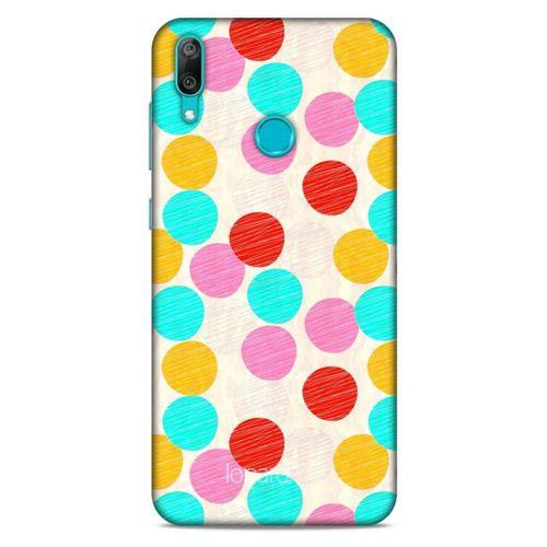 Huawei Y7 2019 Kılıf Pastel Renkler (30) Silicone Case Turkuaz Pembe