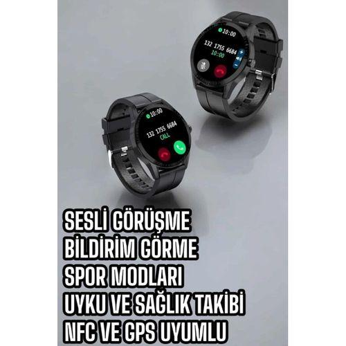Akıllı Saat Sesli Görüşme Bluetooth Bağlantılı 3 Kordonlu