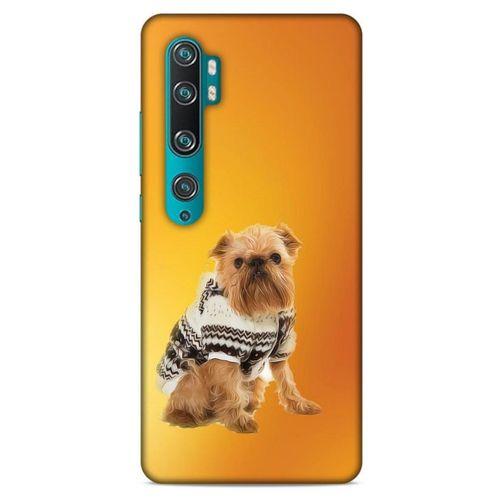 Xiaomi Mi Note 10 Pro Kılıf Köpek Kıyafetleri (28) Arka Kapak Brüksel Griffonu Hırka