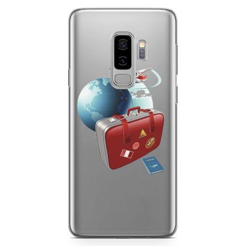 Samsung Galaxy S9 Plus Kılıf Galaksi Rehberi Arka Kapak Koruma Desenli Full Koruyucu