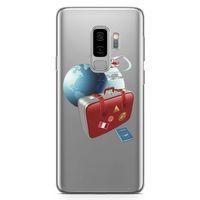 Samsung Galaxy S9 Plus Kılıf Galaksi Rehberi Arka Kapak Koruma Desenli Full Koruyucu