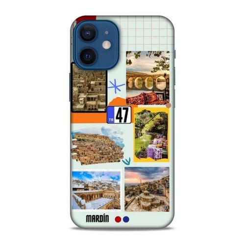 Lopard Apple iPhone 12 Mini Uyumlu Kılıf Şehirli ※ (47) Mardin Crystal Flex Kılıf