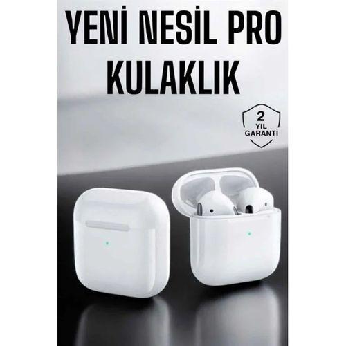 Yeni Nesil Pro Bluetooth Kulaklık Uzun Pil Ömrü Beyaz