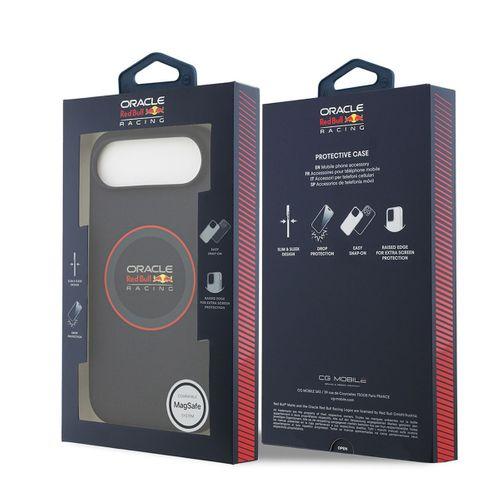 Apple iPhone 17 Air Kılıf Redbull Orjinal Lisanslı M-safe Şarj Özellikli Kırmızı Halka ve Logo Silikon Kapak