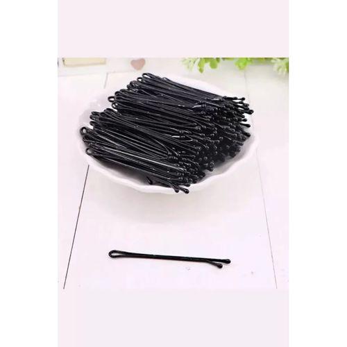 25 Adet Siyah Tel Toka 1.inci Kalite Çelik Tel Toka Kuaför