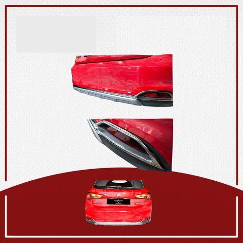 Fiat Uyumlu Egea HB Cross Arka Tampon Reflektör Çıtası Paslanmaz Çelik