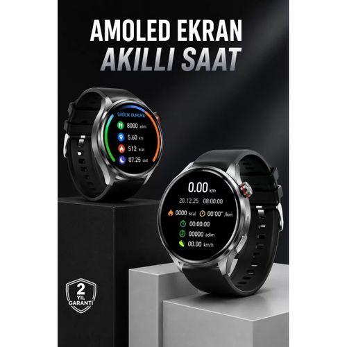 Akıllı Saat Bluetooth Bağlantılı Amoled Ekran Uyku Ve Sağlık Takibi