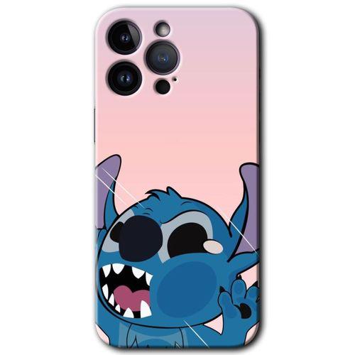 iPhone 14 Pro Max Kılıf HD Desen Baskılı Arka Kapak - Stitch