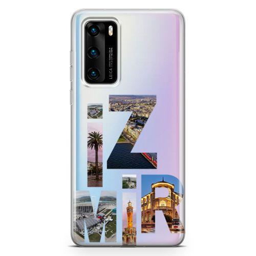 Huawei P40 Kılıf İzmir Gezi Arka Kapak Koruma Desenli Full Koruyucu