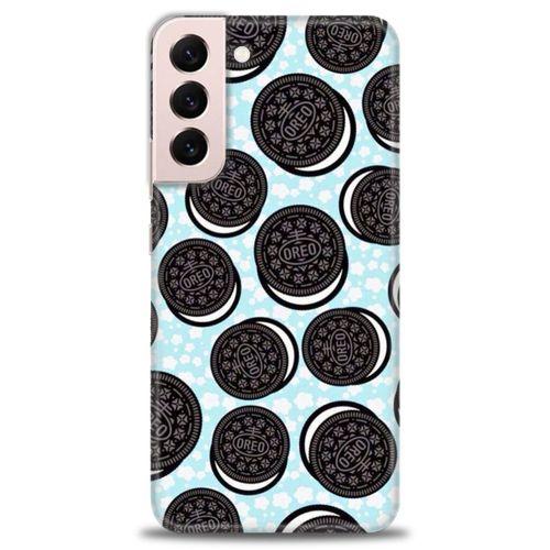 Samsung Galaxy S22 Plus Kılıf HD Baskılı Kılıf - Oreo + Tam Ekran Koruyucu