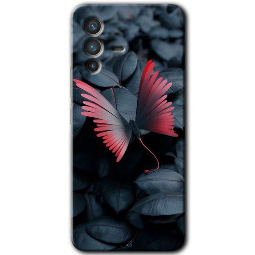 Vivo V23 5G Kılıf HD Desen Baskılı Arka Kapak - Dark Butterfly