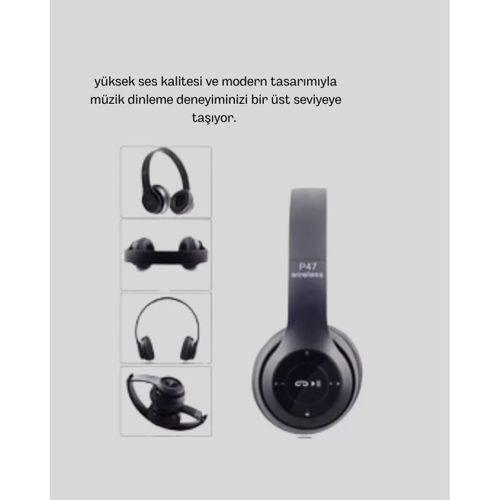 Bluetooth 5.0 Kablosuz Kulaklık – Extra Bass, Tf Kart Desteği, 3.5mm Aux Girişli