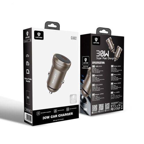 Lenyes CA62 Hızlı Şarj Özellikli Type-C Portlu PD Araç Şarj Aleti 30W