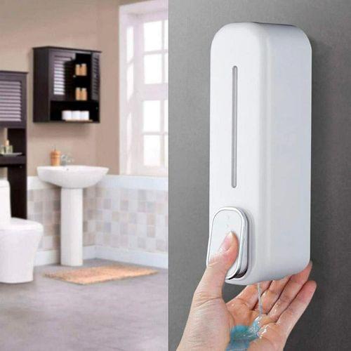 Beyaz Duvara Monte Sıvı Sabunluk Dispenser 300 ml