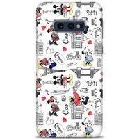Samsung Galaxy S10E Kılıf HD Baskılı Kılıf - Mickey Şehirde + Tam Ekran Koruyucu